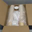 Honeydak 300 Pack 5 oz Kraft Paper Disposable Ice Cream Cups with Spoons Bulk Small Ice Cream Sundae Bowls Treat Dessert Snack Frozen Yogurt Soup Container Wedding Birthday Party Supplies(Brown,White)