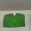 Basketball Shamrock Lucky Clover Irish St Patrick's Day Boys T-Shirt (Green, S)