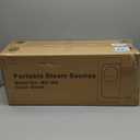 Portable Sauna Box for Home, Personal SPA Steam Sauna with 10 Min Fast Heating & 9 Levels Heat, Warm Sauna Tent with 3L/1200W Steamer, Folding Chair, Remote Control for Body Relaxation,32" x 32" x 71" (Black)