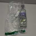 Grant Howard Hand Painted Square Cruet with Pourer, Blue Hydrangeas, 16 oz., Blue