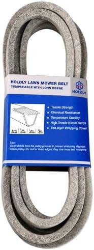 1/2 x 146'' Lawn Mower Belt M154621 Kevlar Lawn Mower Belt for John Deere X300 X304 X310 Z245 with 48 inch Mower Deck (M154621)