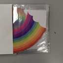 WILLBOND 6 Pieces Rainbow Honeycomb Paper Centerpiece Rainbow Party Table Decoration Cloud No Crease Converting Centerpieces for Tables Christmas Birthday Party