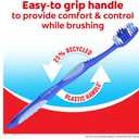 Colgate Extra Clean Toothbrush, Medium Toothbrush for Adults, 6 Pack