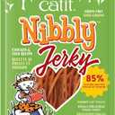 Catit Nibbly Jerky Cat Treats, Chicken & Fish Recipe - Grain-Free Cat Treat White 1 Ounce (Pack of 1)