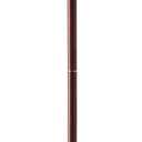Adesso Floor Lamp, Natural Oak & Off-White Fabric, 3-Way, 65.5”