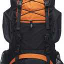 Teton 55L Scout Internal Frame Backpack for Hiking, Camping, Backpacking, Travel, Rain Cover Included, Burnt Orange