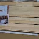 Solid Pine Wire Shelf Covers, 12" D x 21" L, Tool-Free Pantry Rack, 21" Length