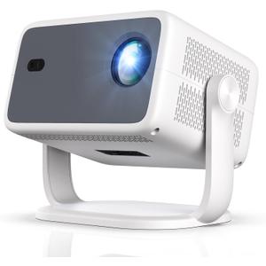 Compatible with Netflix & Native 1080PProjector with WiFi and Bluetooth, 250Ansi Portable Projector, Auto Focus&Keystone Correction, 180 Rotatable, Compatible with Smartphone, Laptop, HDMI, USB (L018AA)