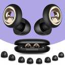 Vosaf Noise Cancelling Ear Plugs for Sleeping, 60dB Silicone Ear Plugs for Noise Reduction, Reusable Sleeping Earplugs for Snoring, Concert & Shooting Ear Protection with 8 Eartips(Space Black)