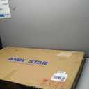 Brushed Gold Bathroom Mirror 24x32 inch, Rounded Rectangle Gold Metal Framed Vanity Wall Mirror, HD Tempered Glass, Horizontal or Vertical Hanging