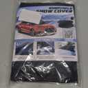 Autovir Windshield Snow Cover for Ice and Snow Car Windshield Cover for Winter Frost, Ice & Snow Protection Waterproof Frost Shield Windshield Protector for Cars, SUVs & Trucks (69x42 inches, Standard)