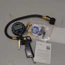 Digital Tire Pressure Gauge with Inflator, 250 PSI Heavy Duty Air Chuck Air Compressor Attachments, Improved Leaks Protection & Extended Hose Tire Gauge (Digital Tire Gauge (with 21 Accessories))