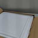 Art3d PVC Ceiling Tiles, 2'x2' Plastic Sheet in White (12-Pack)