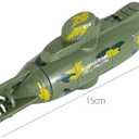 High Simulation Military Nuclear Remote Control Submarine Toy for Kids – Dive, Float & 360° Rotation in Water Tanks & Bathtubs –6 Channel，channelPerfect Gift for Children, Green 