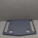 Walker Tray Table with 2 Cup Holders - Universal Trays for Standard Folding Walkers - Home Mobility Accessories by Bluestone (Gray)