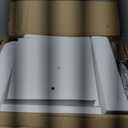 TUTOTAK Narrow Bookshelf, 8-Tier Bookcase with LED Lights, Spine Book Shelf for Small Space, Corner Standing Shelf for Living Room, Office, Study, Entryway, White BS06BW008L