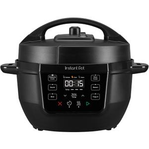Instant Pot 4QT RIO Mini 7-in-1 Multi-Cooker, Pressure Cooker, Slow cook, Saut, Steam, Rice Maker, Yogurt, & Warmer, Black, 4 Quarts