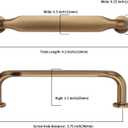 Asidrama 20 Pack 3.75 Inch(96mm) Champagne Bronze Kitchen Cabinet Handles, Cabinet Pulls Kitchen Cabinet Hardware for Cupboard Drawer Pulls