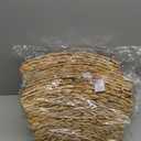 5-Piece Rattan Christmas Tree Collar - 26" Rustic Farmhouse Tree Skirt- Xmas Tree Base Cover for Christmas Decoration- Woven Holiday Tree Ring Accessory for Home, Living Room (Natural, 26 in)