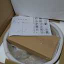 YIMAI Handcrafted Concrete Vessel Sink with Faucet & Drain  Eco-Inspired Coffee Grounds Countertop Basin, 15.7"x5.5", Artisan Brown Cement Bathroom Vanity Bowl for Modern & Luxury Spaces