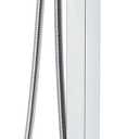 Senlesen Bathroom Chrome Freestanding Tub Faucet Floor Mounted Bathtub Shower Faucet with Handheld Sprayer