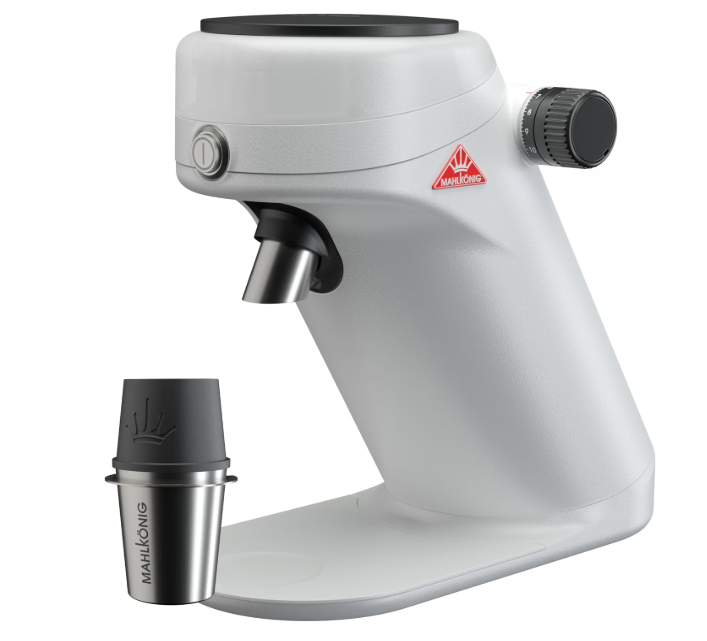 Mahlkönig X64 SD Single-Dose Coffee Grinder – 64 mm Flat Burrs, Stepless Adjustment, Zero Retention, 1950 RPM, Compact Quiet Design, Home Espresso & Brew Grinder (White)