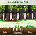 Lawn Aerator Tool - Grass & Soil Aerator for Lawn & Yard Care, Durable Manual Lawn Aerator for Healthy Grass, Compact Soil & Easy-to-Use Spike Plug Aerator