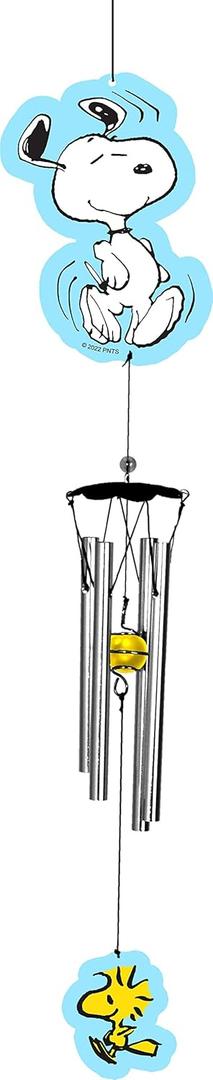 Spoontiques Snoopy Wind Chime - Outdoor Garden Dcor - Decorative Chimes for Yard, Garden, Backyard and Patio Decoration