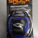 Shock Doctor Mouth Guard Case, Ventilated, Universal Storage for Mouthguard, Adult & Youth Sizes