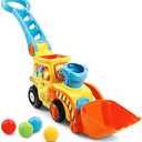 VTech Pop-a-Balls Push and Pop Bulldozer, Yellow