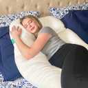Newton Pregnancy Pillow, 55" x 31"