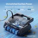 (2026 New) BUBLUE Bubot 800P Gen2 Robotic Pool Vacuum,Cleans Floor/Wall/Waterline/Shallow Area,Powerful Suction Pool Cleaner,Smart Navigation,App Control & Scheduling for Pools up to 1,076 Sq.Ft.Grey