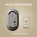 Logitech POP Mouse, Wireless Mouse with Customizable Emojis, SilentTouch Technology, Precision/Speed Scroll, Compact Design, Bluetooth, Multi-Device, OS Compatible - Mist