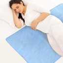 Bed Pads for Incontinence Washable Large (34" 52"), Reusable Pee Pads Waterproof Bed Underpads Chucks Pads with Non-Slip Back for Elderly, Kids, Women or Pets, Blue