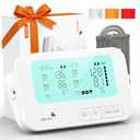 BBLOVE Blood Pressure Monitor for Home Use FSA&HSA Eligible, Medical-Grade Accuracy,Automatic Upper Blood Pressure Monitor with Three-color warning and 2-User, Large Display, Birthday Gifts for Family