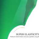 4 x Women's 80D Opaque Tights Solid Colored Tights High Waist Microfiber Footed Pantyhose for Women (Green)
