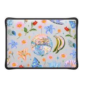 CASETiFY Impact MacBook Pro 16" (M1-M5) Case [Cushioned Impact Corners/Scratch-Resistant/Anti-Slip Grip] - Disco Magic - Clear Black