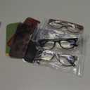 BLS BLUES Reading Glasses for Women, Blue Light Blocking, Vintage Computer Eyewear (*Leopard/Tortoise/Black/Grey/Clear With Cases)