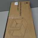 3D Printer Enclosure for Bambu Lab A1 Combo, Stainless Steel Frame Enclosure with LED Light, Fireproof Dustproof Noise Reduction Constant Temperature 3D Printer Cover, 838x588x588MM