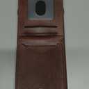 VANAVAGY Wallet Case for Galaxy S25 Ultra for Women Men, PU Leather Phone Case Wallet with Magnetic Clasp RFID Blocking Card Holder Coin Pocket with Ring Holder for S25 Ultra 6.9 inch, Brown