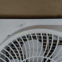 shinic 9" Twin Window Fan with Remote Control,Reversible Airflow,Removable Cover,3 Speeds, 3 Modes, Expandable Panels (From 24" to 37"),ETL Certified, White