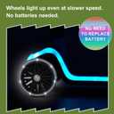 Rahmory Kids Scooter for Boys Girls Ages 3-8, 3 Wheel Light Up Toddler Kick Scooter with 20 Dynamic LED Modes, Foldable Adjustable Height, Extra Wide Deck, Lean to Steer Outdoor Toy Gift