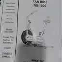 Marcy Air-Resistance Exercise Fan Bike With Dual Acction Handlebars