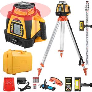 Lipril Dual Grade Laser Level, 204HS Self-Leveling Dual Slope Laser