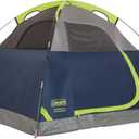 Coleman Sundome Camping Tent with Rainfly, 4 Person Tent Sets Up in 10 Mins, Weatherproof Shelter for Camping, Festivals, Backyard, Sleepovers, & More