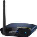 1Mii DS200Pro HiFi Bluetooth 5.3 Receiver with LDAC & Audiophile DAC, aptX HD Low Latency Wireless Audio Adapter, Long Range, RCA/Optical Output for Home Stereo/Amplifier/AV Receiver  Blue