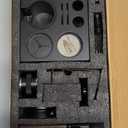 IKAPE 53MM Black Espresso Tool Set 8 IN 1, Coffee Tamper, Distributor, Magnetic Funnel, Puck Screen, Tamper Station, Stirrer Distribution Tool, Cleaning Towel and Brush