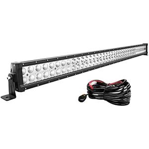 Willpower 42 inch 240W Spot Flood LED Work Light Bar with Wiring Harness Kit for Truck Car ATV SUV 4X4 4WD Jeep Truck Driving Lamp,DC10-30V
