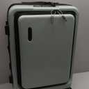 22 Inch Carry On Luggage 22x14x9 Airline Approved, Small Carry On Suitcase, Hard-shell Carry-on Luggage with Wheels, Durable Expandable Sage Green Luggage Carry-On with Cosmetic Case