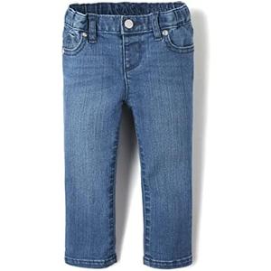 The Children's Place Girls Super Skinny Jeans,Victory Blue Wash Single,4 12-18m